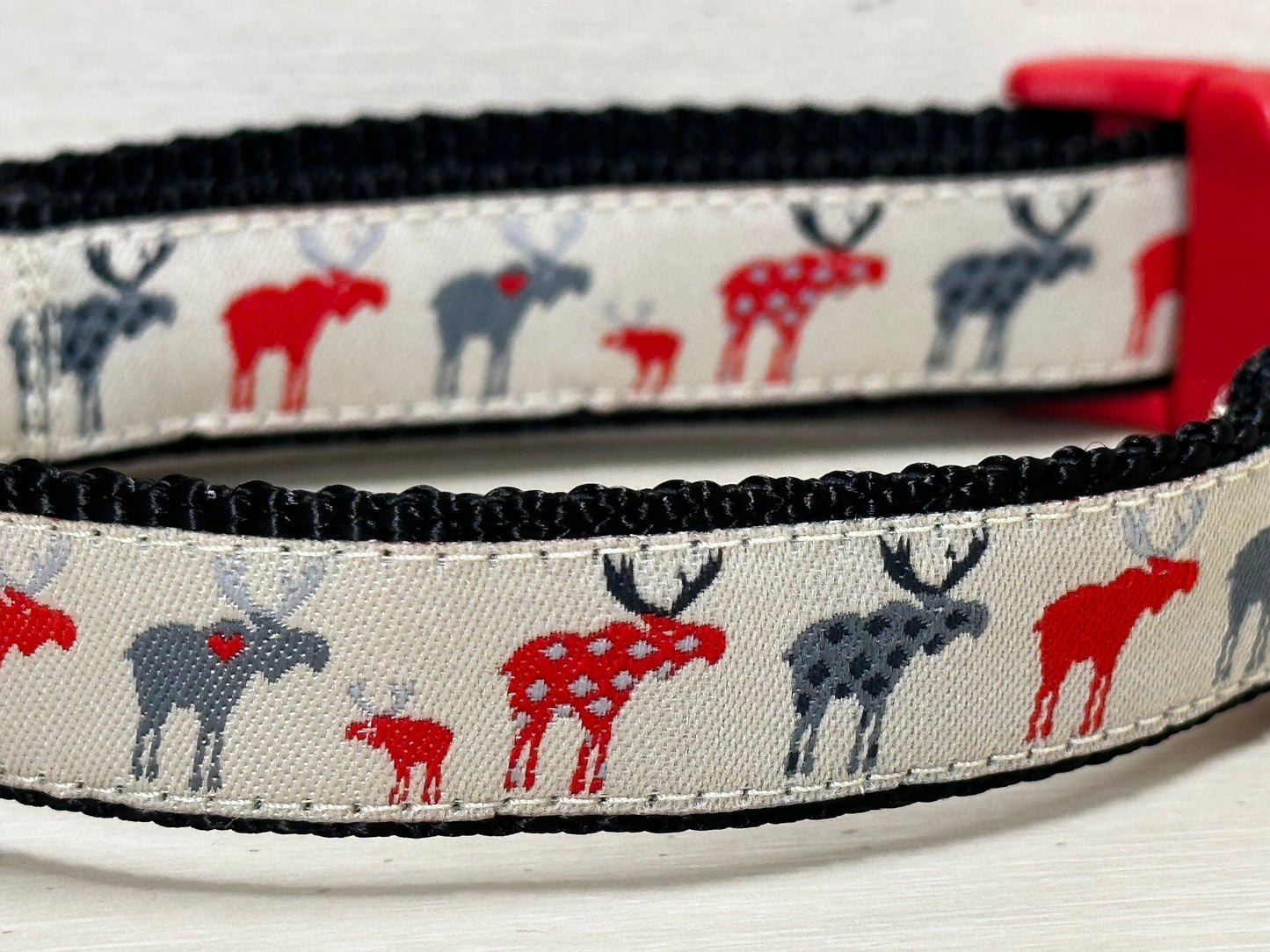 Moose on the Loose Dog Collar/Moose/Outdoors & Wildlife