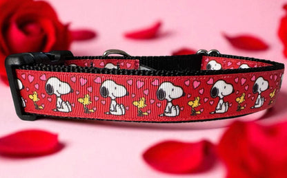 Favorite White Beagle Dog Collar/Puppy Love/Cartoon Beagle