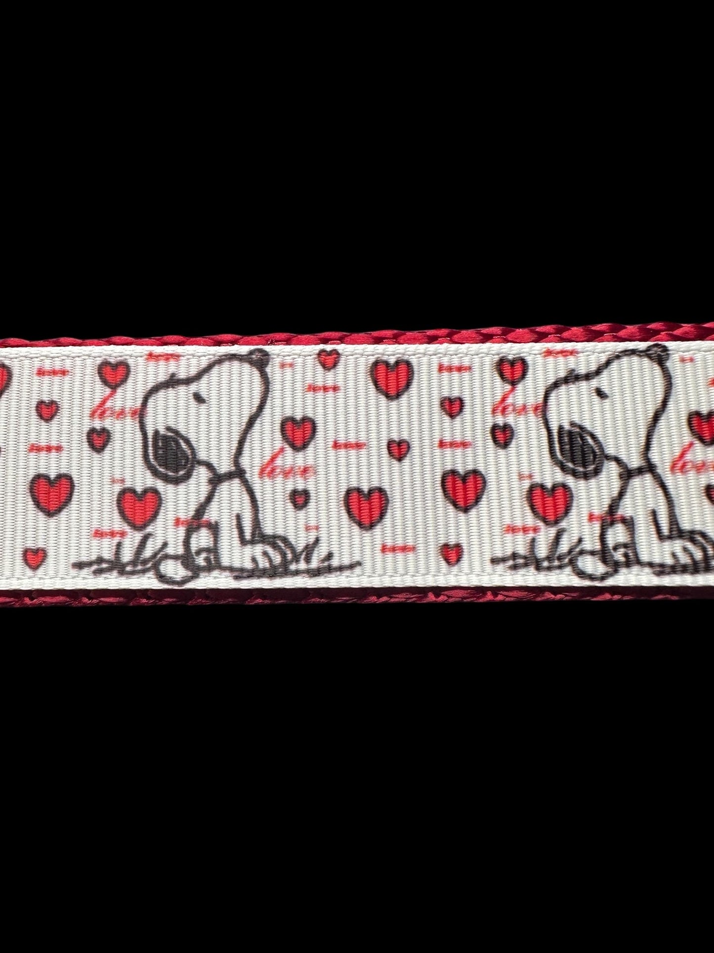 Favorite White Beagle Dog Collar/Puppy Love/Cartoon Beagle