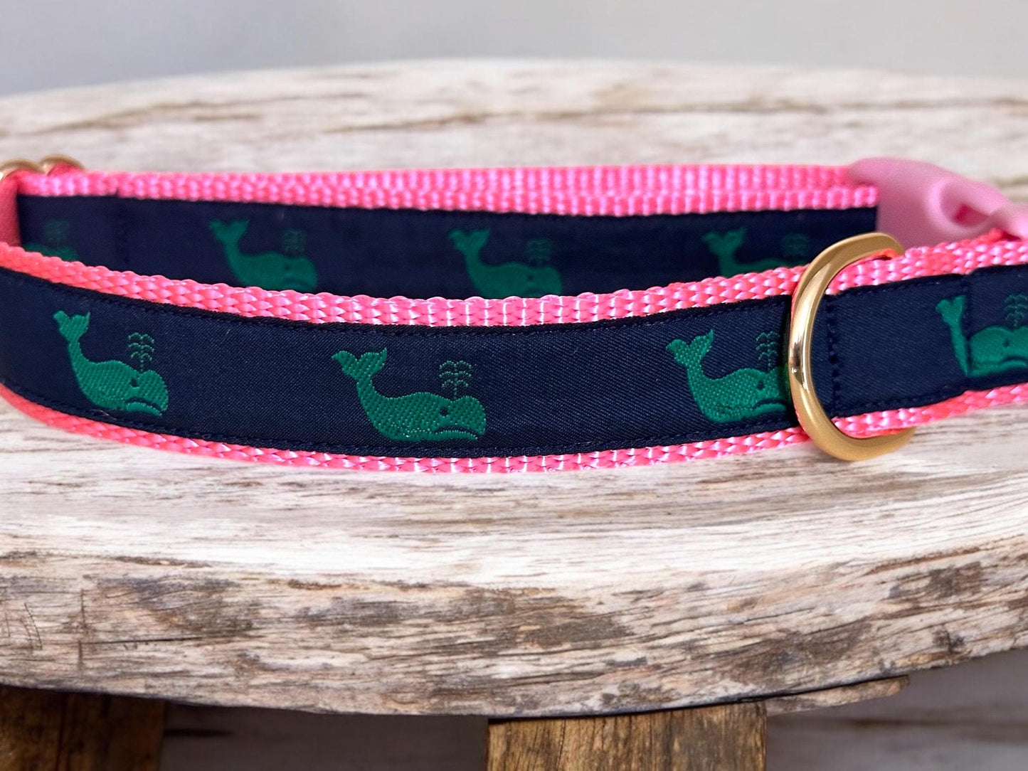 A Whale of a Good Time Dog Collar