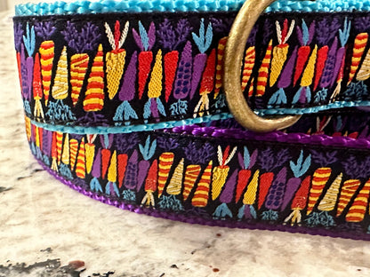 Colorful Carrots Dog Collar/Easter Collar/Spring