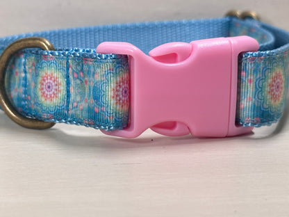 Pink and Torqouise Medallion Collar