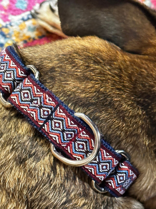 Boho Martingale Dog Collar