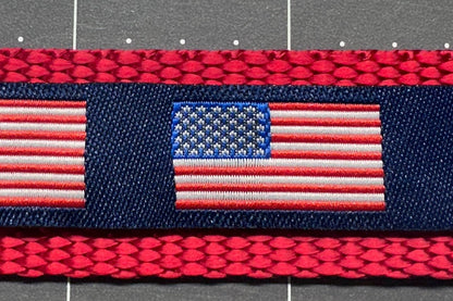 American Flag Patriotic Dog Collar