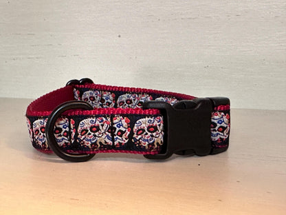 Skull Art Dog Collar