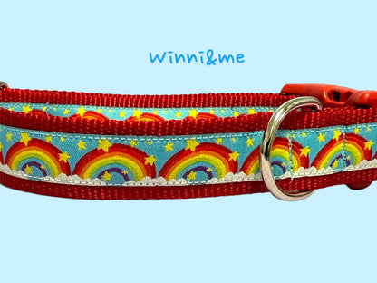 Rainbow Connection Dog Collar