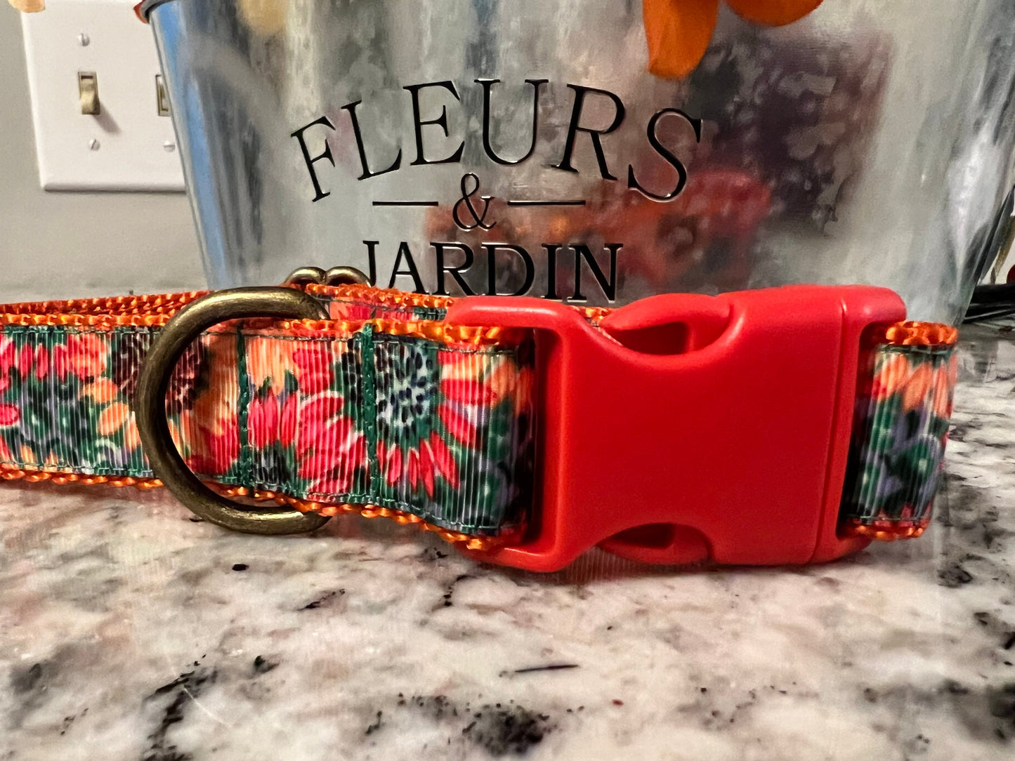 SunFlowers Dog Collar/Fall Flowers/Fall Colors