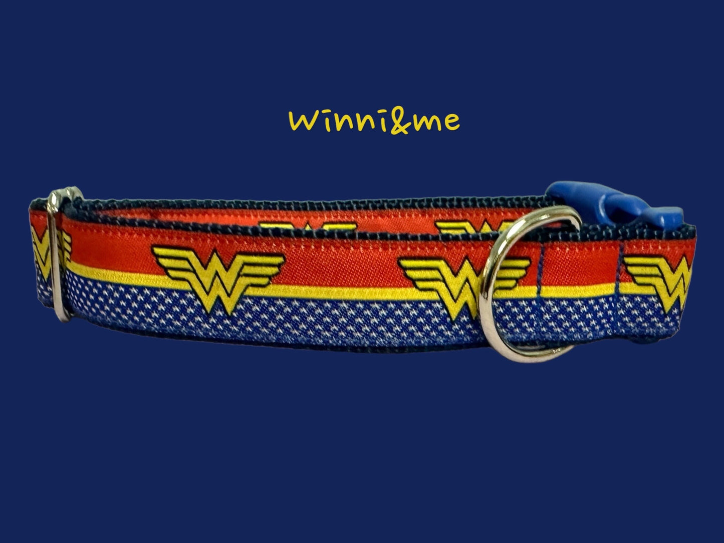 Wonder Woman Dog Collar