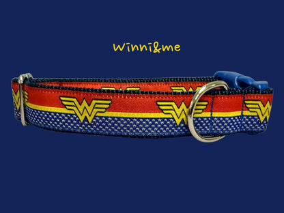 Wonder Woman Dog Collar