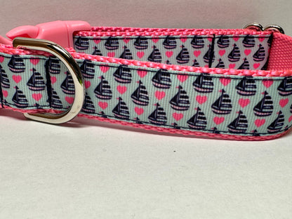 Set Sail Dog Collar