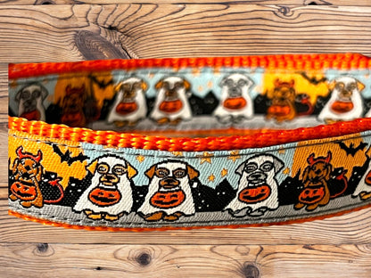 Devil Dog and Ghost dog collar - Dog Collars - Winni&Me Woofwear