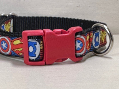 The Mighty Super Heroes Dog Collar - Winni&Me Woofwear