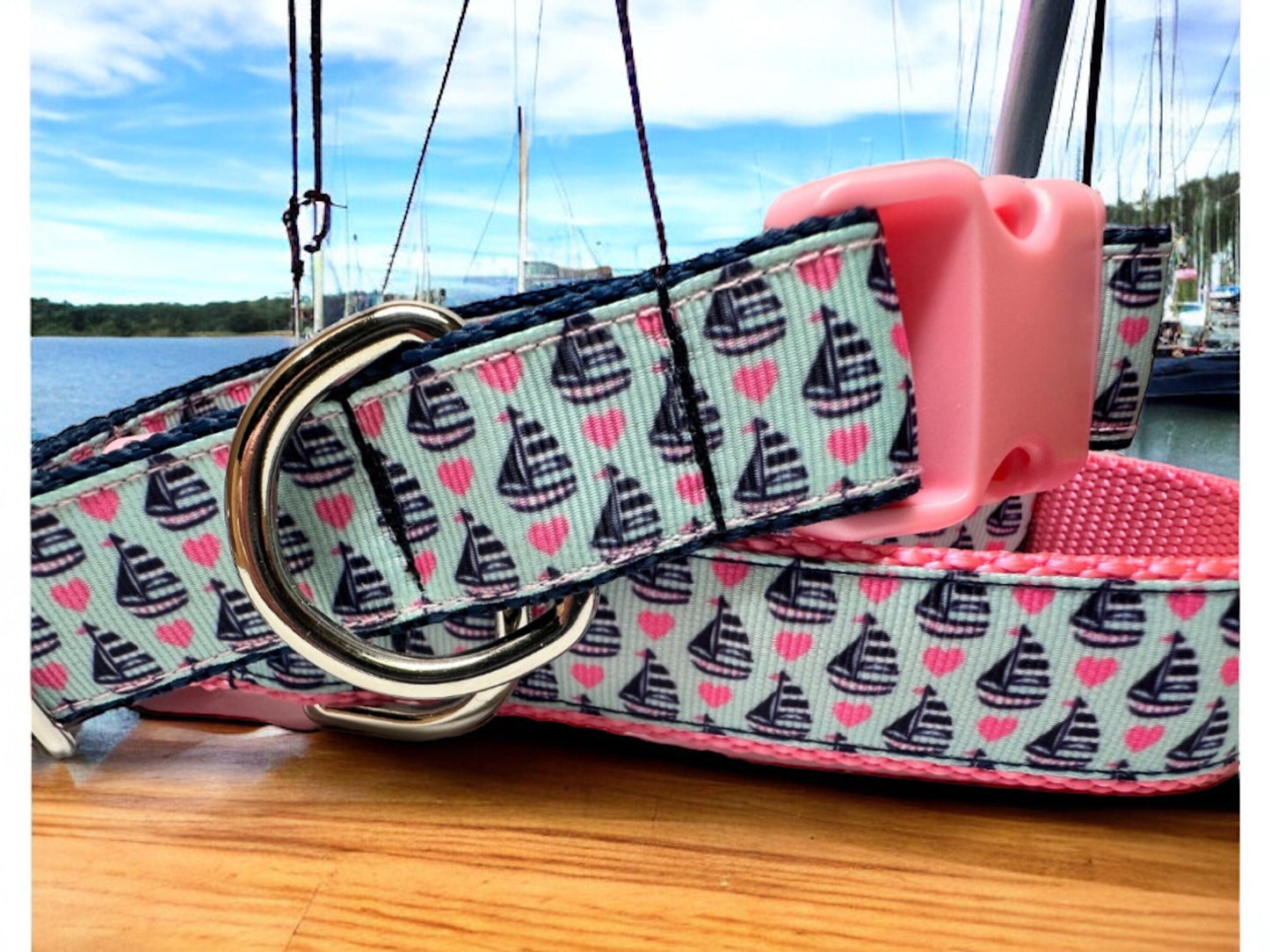 Set Sail Dog Collar