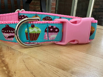 Cupcake Party Dog Collar