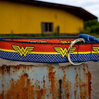 Wonder Woman Dog Collar