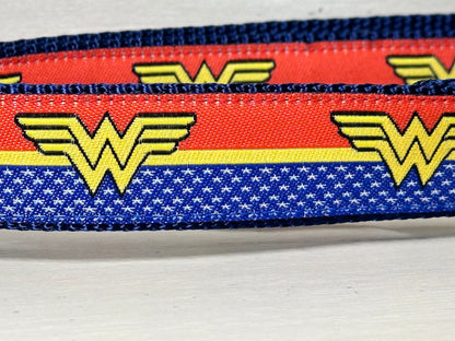 Wonder Woman Dog Collar