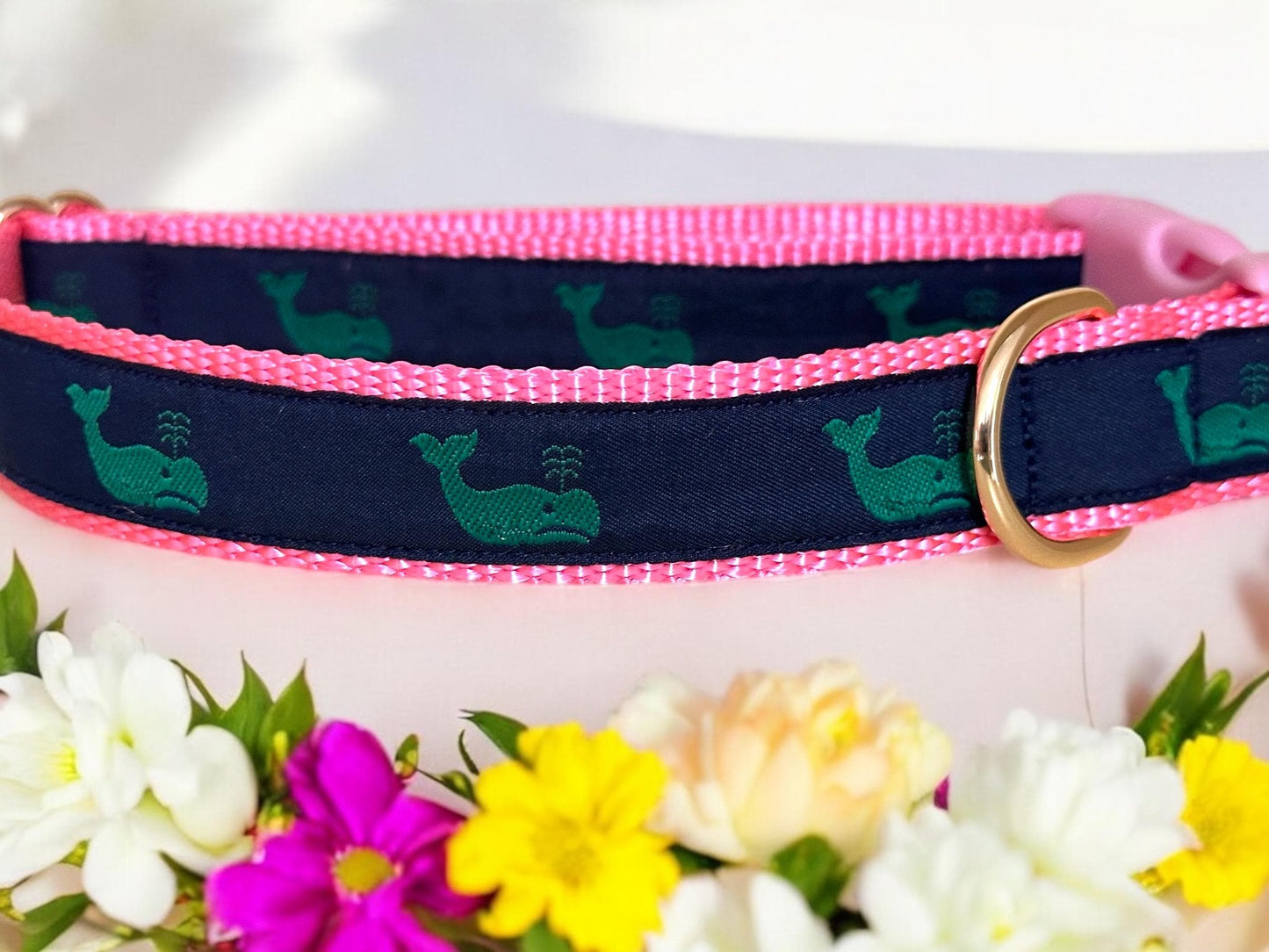 A Whale of a Good Time Dog Collar