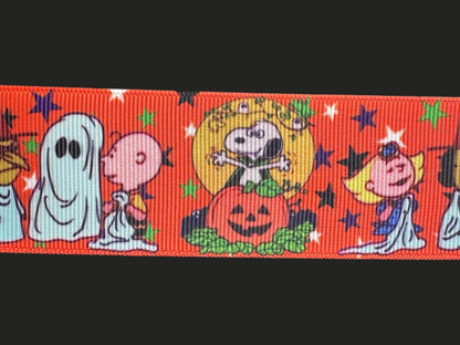 Halloween Dog Collar/Fall Collar/The Beagle and his Gang/Seasonal Dog collar/Great Pumpkin - Dog Collars - Winni&Me Woofwear