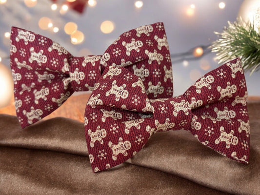 Holiday Bow Ties - Dog Bow Ties - Winni&Me Woofwear