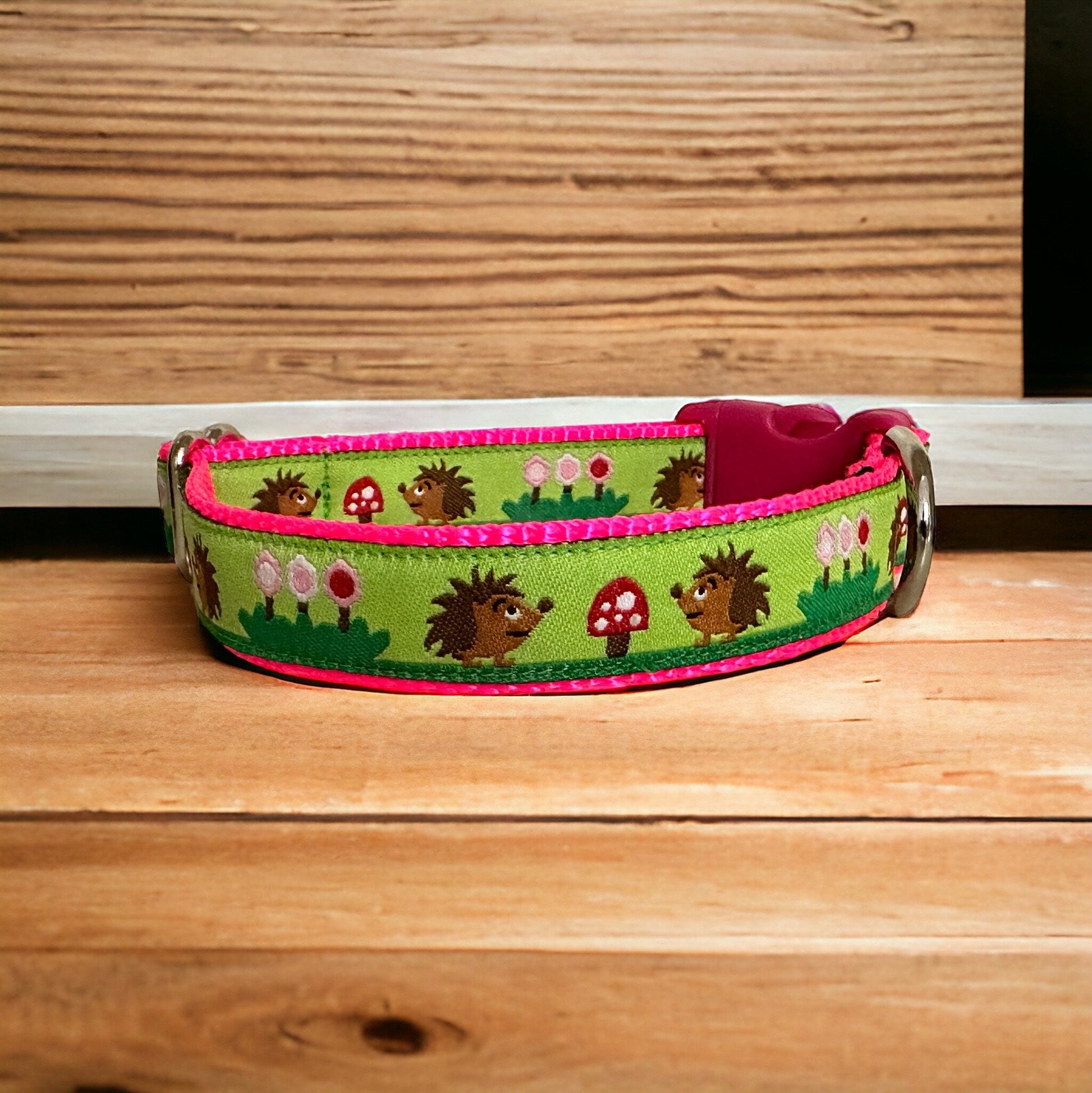 Happy Hedgehog Dog Collar - Winni&Me Woofwear