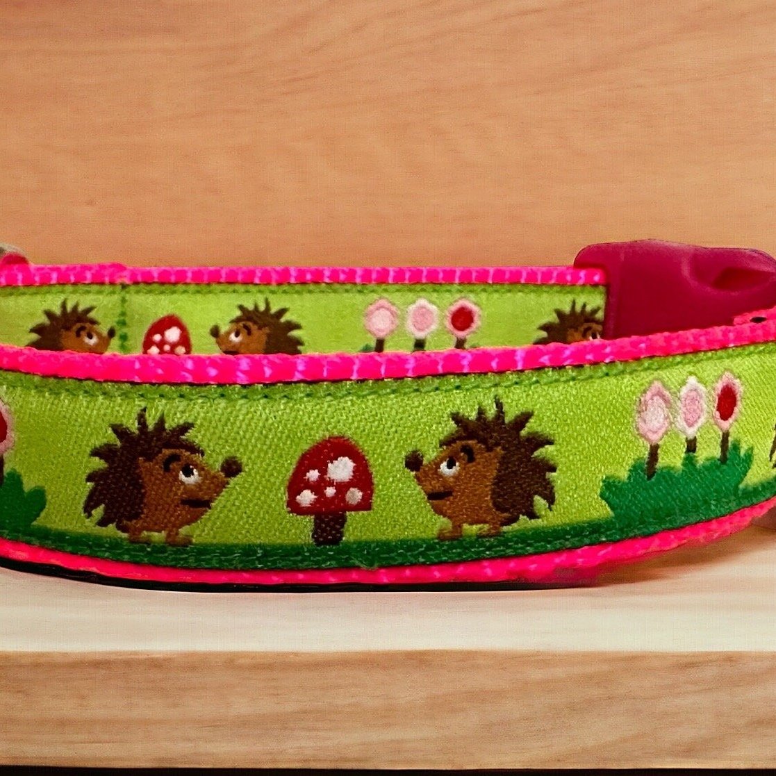 Happy Hedgehog Dog Collar - Winni&Me Woofwear