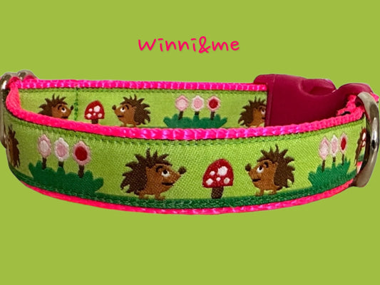 Happy Hedgehog Dog Collar - Winni&Me Woofwear