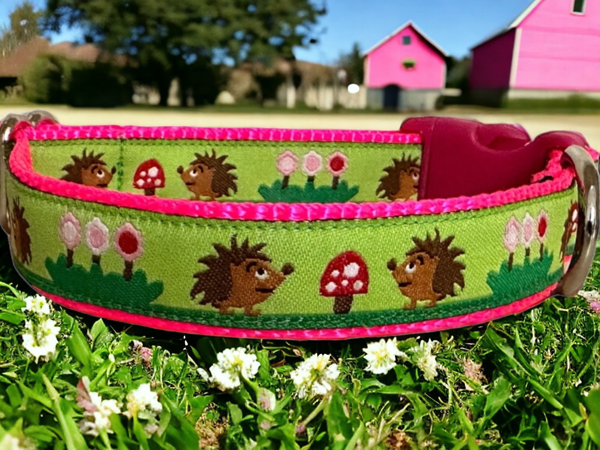 Happy Hedgehog Dog Collar - Winni&Me Woofwear