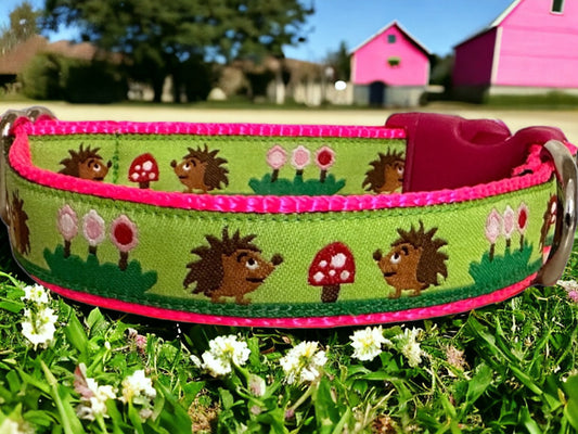 Happy Hedgehog Dog Collar - Winni&Me Woofwear
