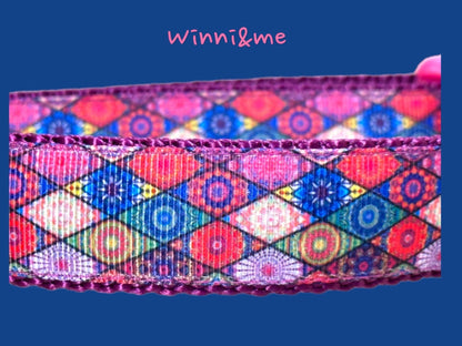 Kaleidoscope Dog Collar - Dog Collars - Winni&Me Woofwear