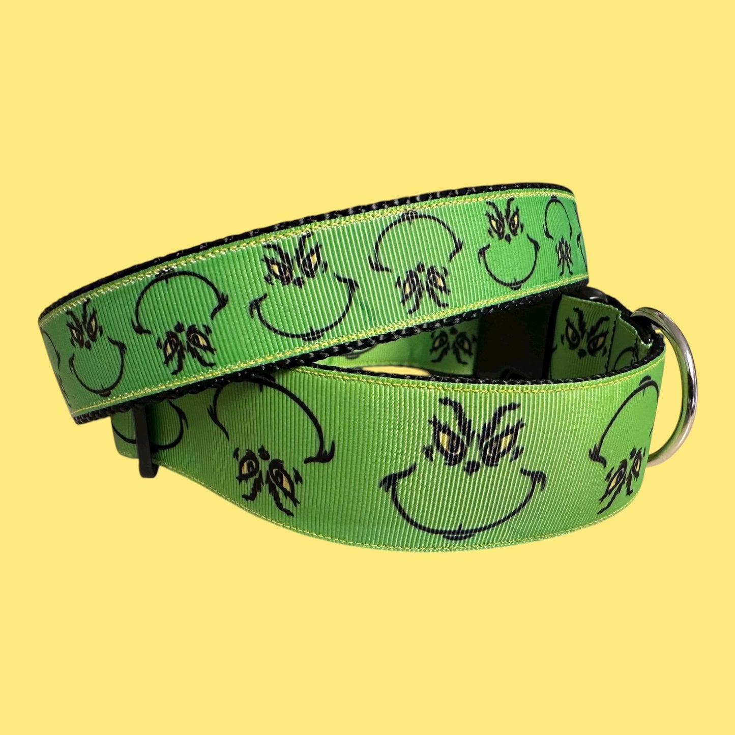 Mr Grinch Christmas Dog Collar - Dog Collars - Winni&Me Woofwear