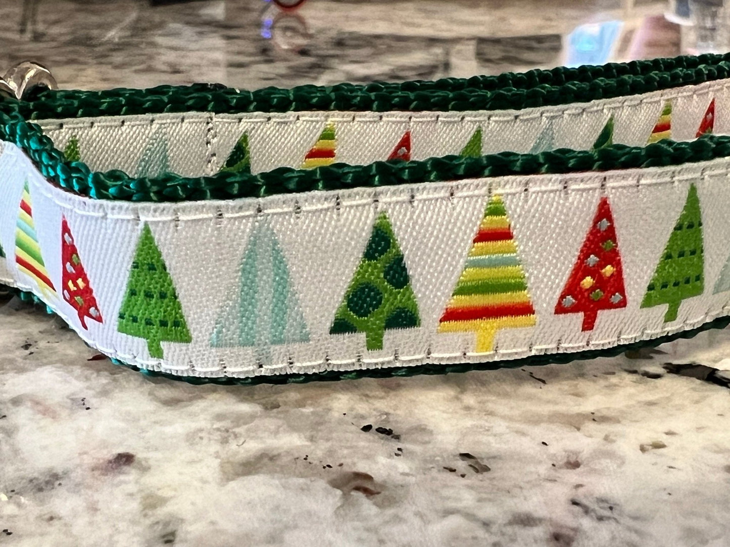 O' Christmas Tree Dog Collar - Dog Collars - Winni&Me Woofwear