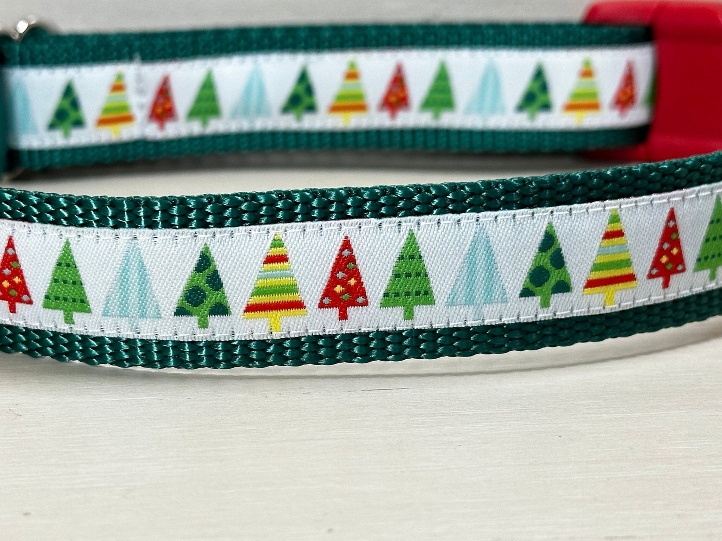 O' Christmas Tree Dog Collar - Dog Collars - Winni&Me Woofwear