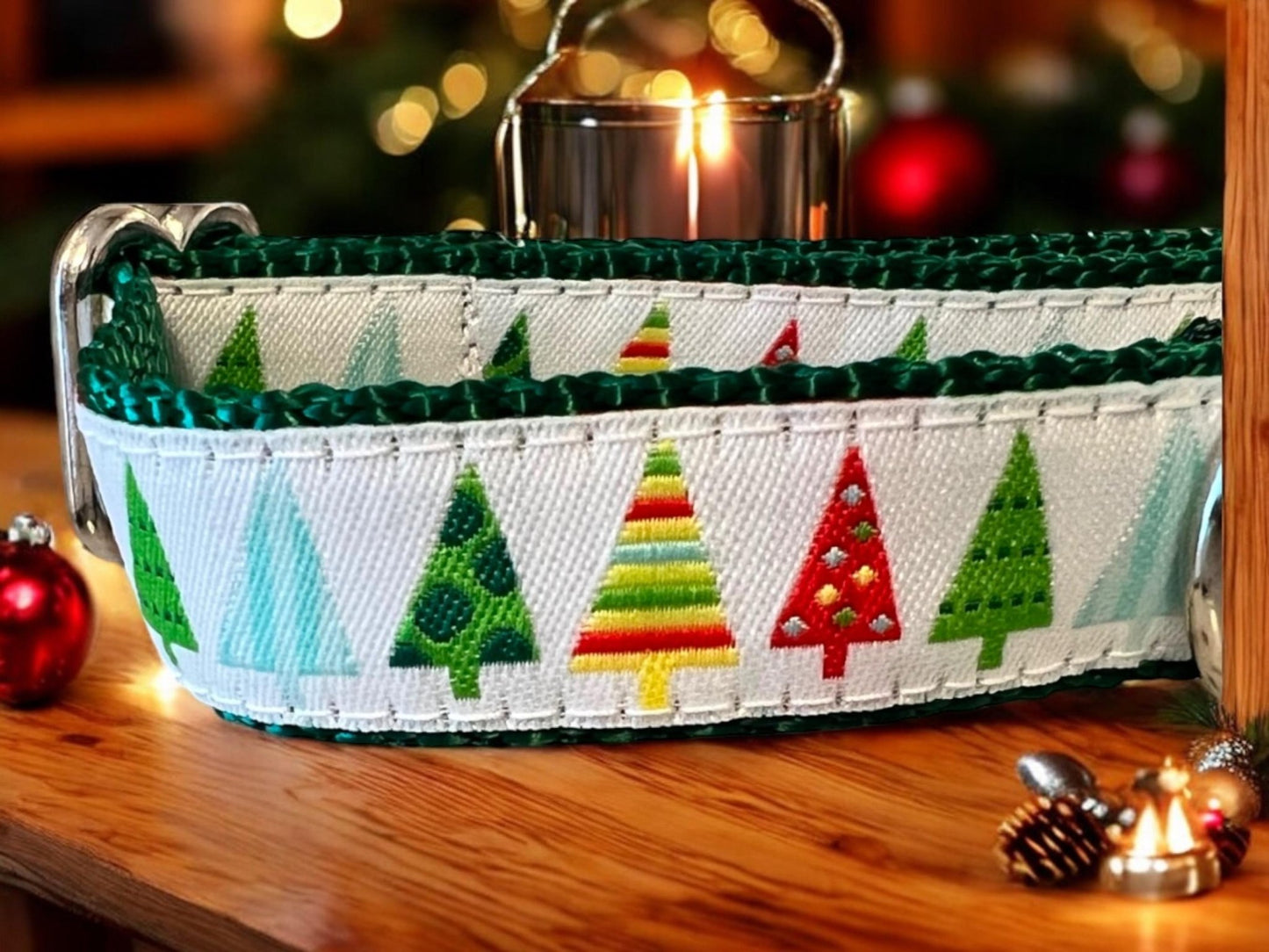 O' Christmas Tree Dog Collar - Dog Collars - Winni&Me Woofwear