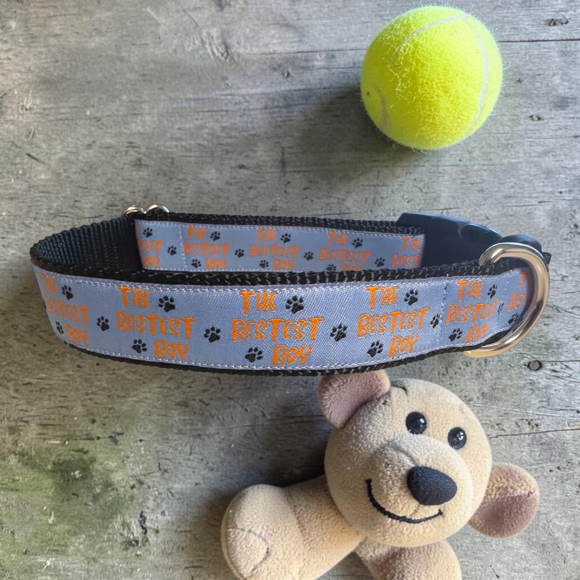 The Bestest Boy Dog Collar - Winni&Me Woofwear