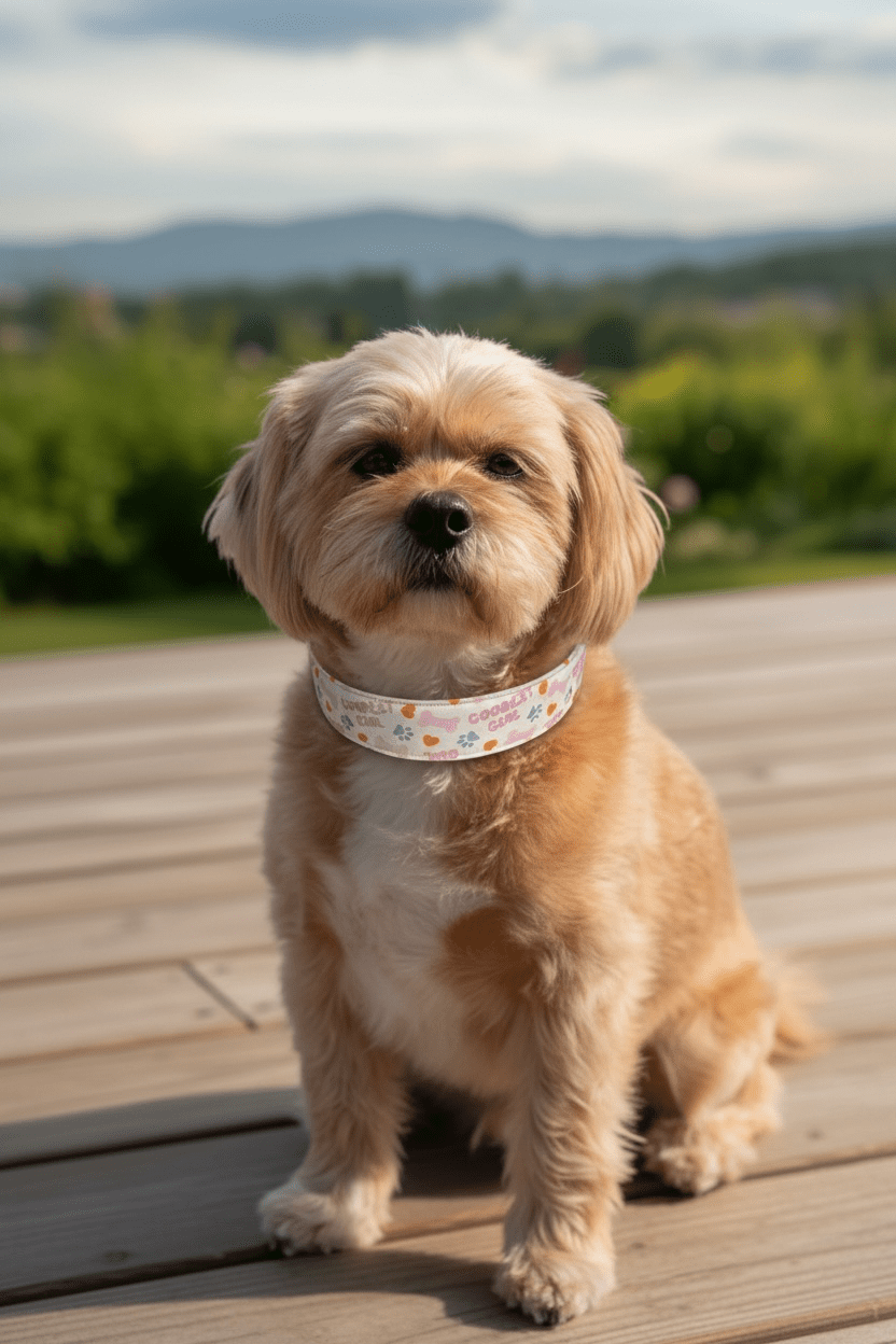 The Goodest Girl 100% Cotton Dog Collar - Dog Collars - Winni&Me Woofwear