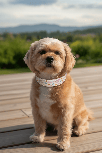 The Goodest Girl 100% Cotton Dog Collar - Dog Collars - Winni&Me Woofwear