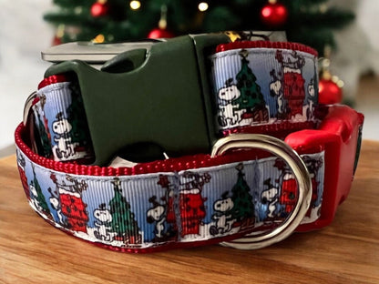 Tis the Season Beagle Dog Collar - Dog Collars - Winni&Me Woofwear