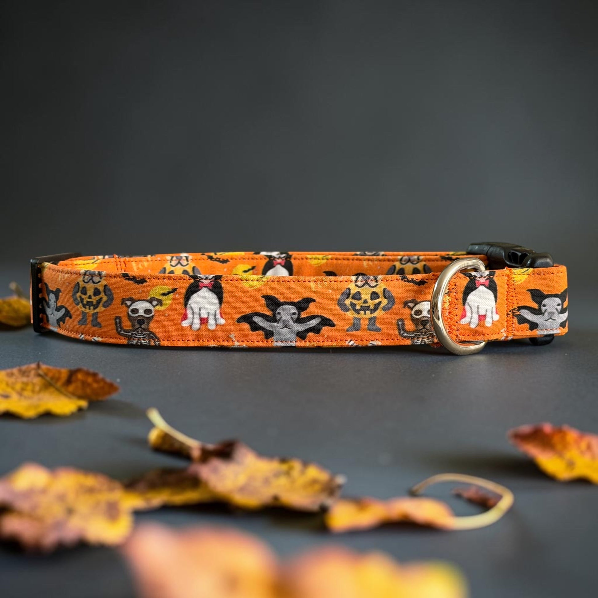 Trick or Treat Pups Dog Collar - Dog Collars - Winni&Me Woofwear