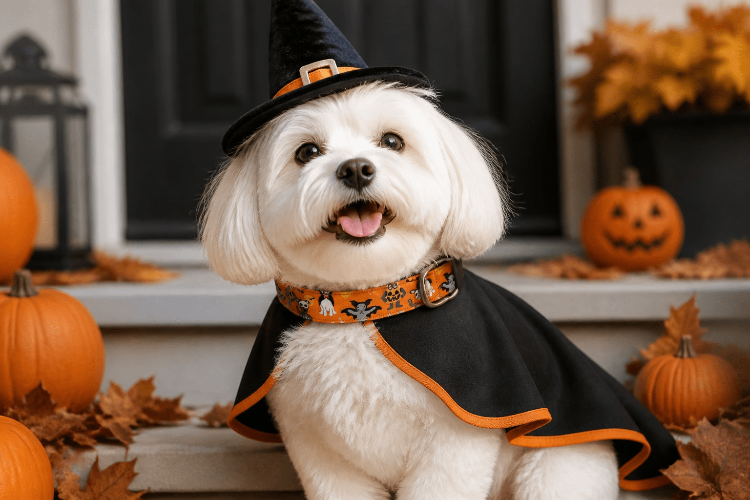 Trick or Treat Pups Dog Collar - Dog Collars - Winni&Me Woofwear