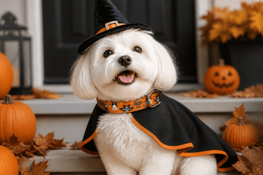 Trick or Treat Pups Dog Collar - Dog Collars - Winni&Me Woofwear
