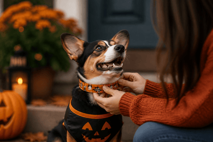 Trick or Treat Pups Dog Collar - Dog Collars - Winni&Me Woofwear