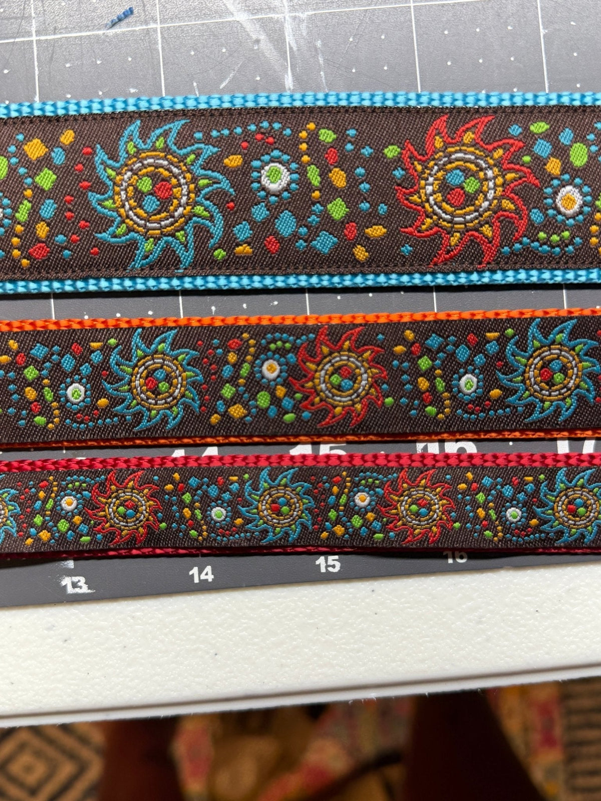 Wide Southwest Dog Collar - Dog Collars - Winni&Me Woofwear